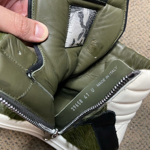 Rick Owens FW21 Geobasket in Long Pony Hair - Picture 9 of 13